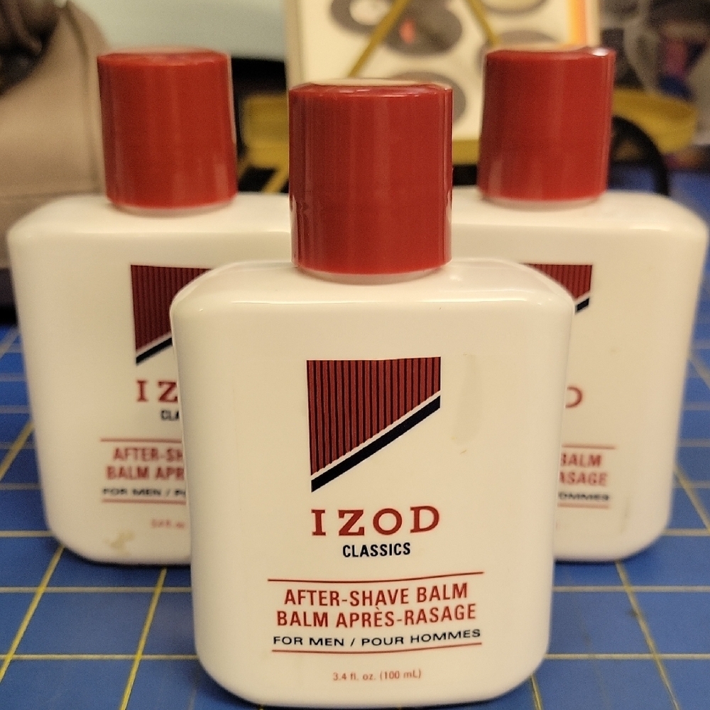 Bundle of 3 Bottles IZOD Classics After-Shave 3.4 fl oz Balm
